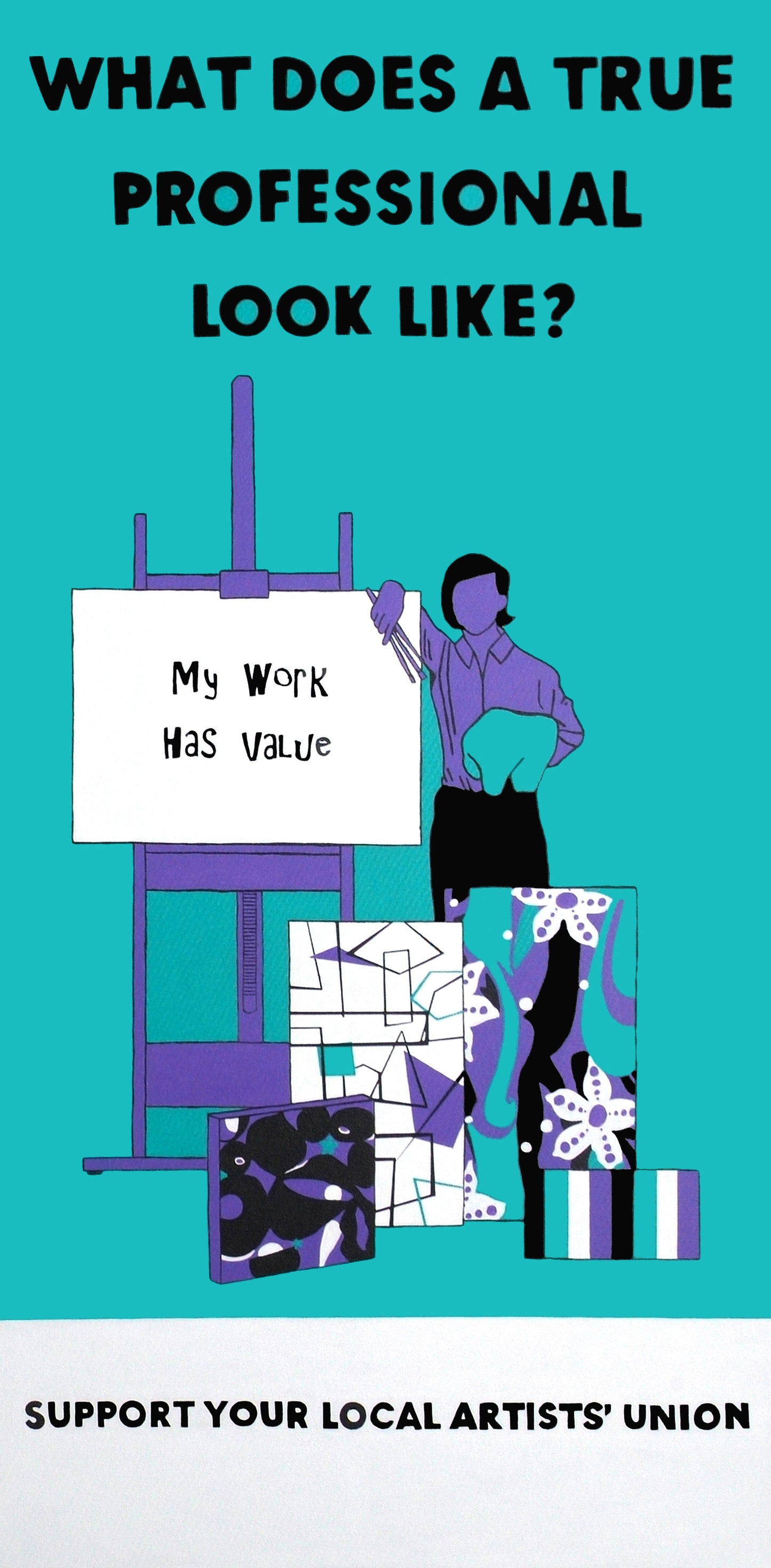 "Artists" Union" Original Acrylic Painting