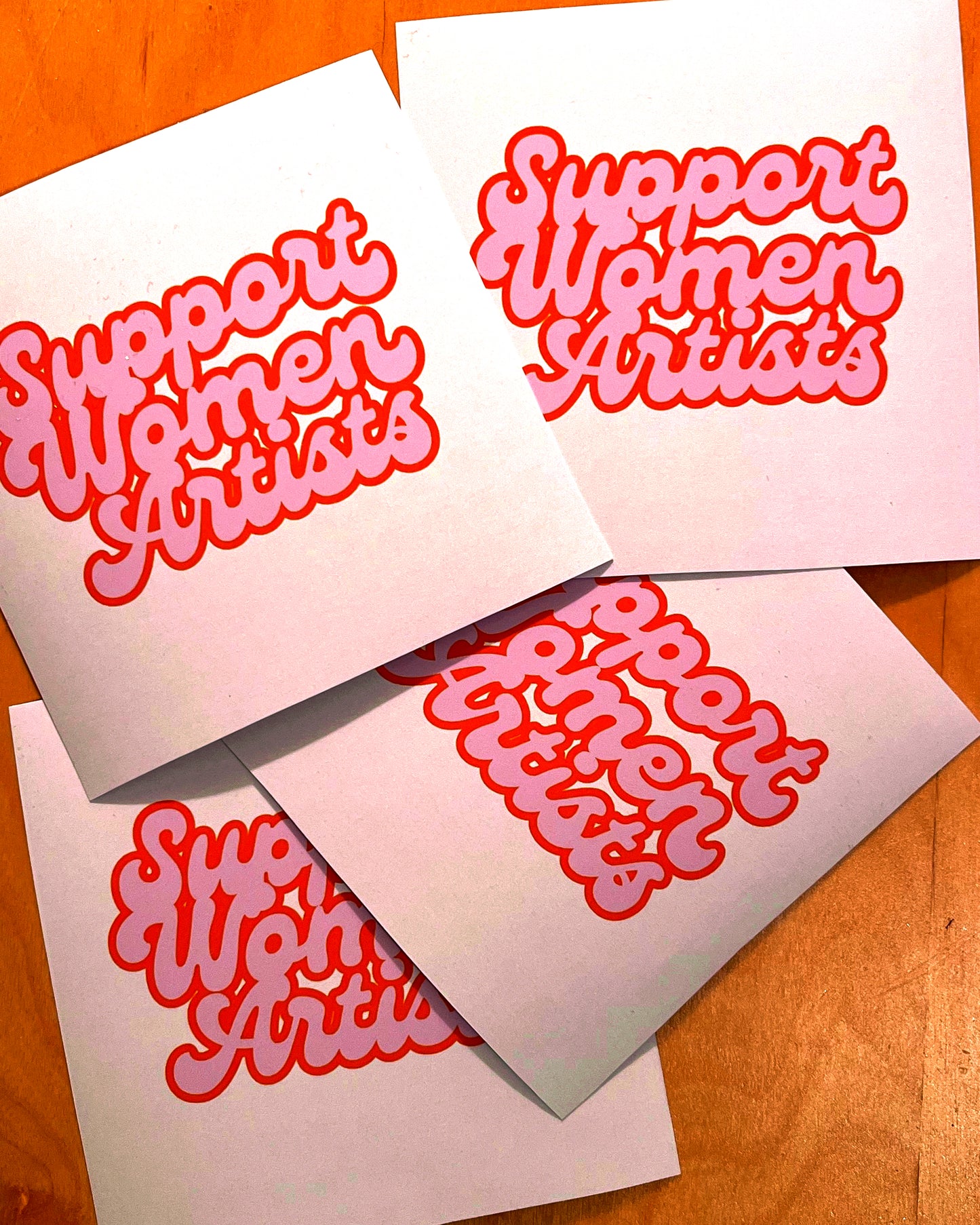 "Support Women Artists" Sticker