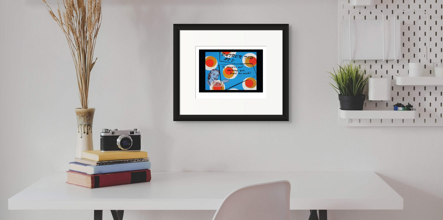 "Patron Tip #23" 8.5" x 11" Limited Edition Fine Art Print