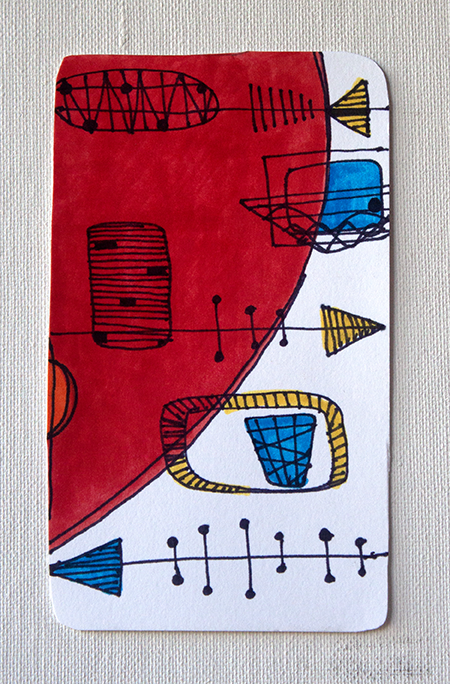9-21-25 Mid-Century-Inspired ACEO Artwork