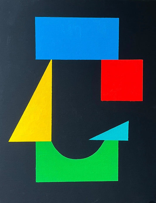 "Basic I" acrylic painting