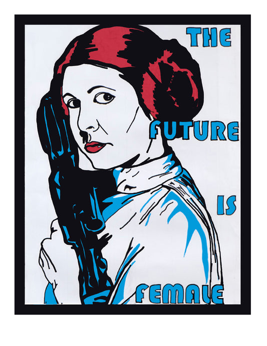 Princess Leia Women's March 2017 Poster Fine Art Print